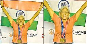 66-year-old Nirmala Bisht won 3 medals in Sri Lanka