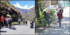 image: Coronavirus Uttarakhand:Chamoli district Labours moved to saharanpur