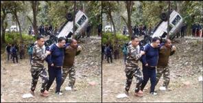 image: Car and Max collide in Champawat Chiliaghol
