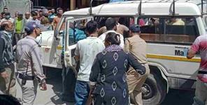 image: Dharchula security guard Shaukat Ali set fire to bank manager