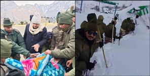 image: 4 workers died in Chamoli avalanche