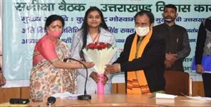 image: Srishti goswami cm uttarakhand