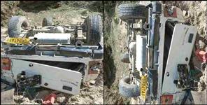 image: Bolero fell in a ditch near Nainital Chhatoula village