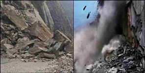 image: Landslide on Pithoragarh Lipulekh Tawaghat Road