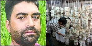 image: Lalit upreti changed their life by mushroom and flower farming