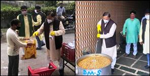 image: BJP leader Naresh bansal help poors in dehradun