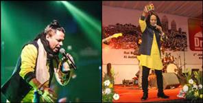 image: Kailash kher performance in Rishikesh triveni ghat