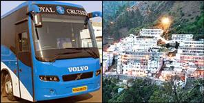 image: Volvo bus started from dehradun to vaishno devi