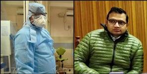 image: Coronavirus positive father son was walking around with DM Rudraprayag