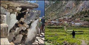 image: Pithoragarh dar village land sliding