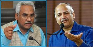 image: Debate between Manish Sisodia and Madan Kaushik