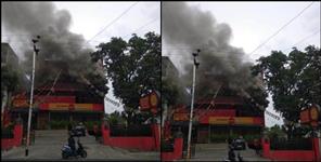 image: Fire in Dehradun Kalsang Restaurant