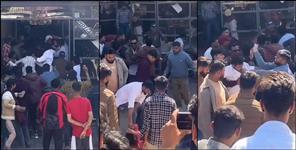 image: Rampage over vehicle parking in Premchand Agrawal area