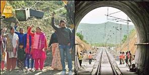 image: Villagers Stoped Rishikesh Karnprayag Rail Line Work in Srinagar  Reason is This