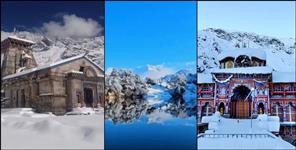 image: Beautiful images of latest Snowfall in Uttarakhand