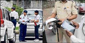 image: uttarakhand police told people about traffic rules