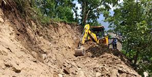 image: Villagers built road during lockdown in chamoli