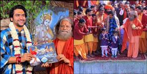 image: Dhirendra Shastri arrived at Parmarth Niketan in Rishikesh