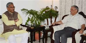 image: CM TRIVENDRA SINGH RAWAT MET BIPIN RAWAT