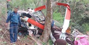 Helicopter crashed in Uttarkashi