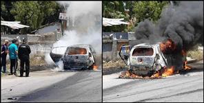 image: Rishikesh car catch fire