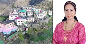 image: Dehradun Joshi-Gothan gram panchayat pradhan Nikita Chauhan