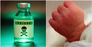 image: Woman poisons 11 month old child and swallows it herself