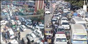 image: Traffic plan for dehradun in Diwali