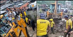 image: roof broken in Dehradun Rajpur Kathbangla 3 died