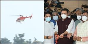 image: 7 helicopter service started in uttarakhand