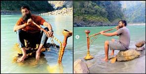 image: Party photos in Ganga river rishikesh go viral