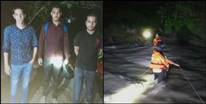 image: Student saved by police in gucchupani dehradun