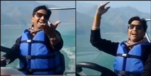 image: Kumar Vishwas Tehri Lake Poem