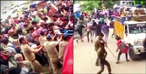 Pilgrims broke barricades as Kedarnath Yatra stopped due to rain
