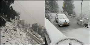 image: snowfall pics in uttarakhand