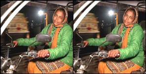 image: Dehradun first woman e-rickshaw driver Gulistan