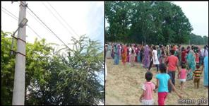 image: Youth dies in Ramnagar due to high-tension line