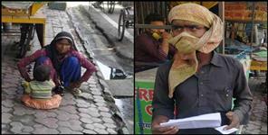 image: Worker coming to sdm court haldwani for ten days