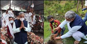 image: Former CM Trivendra Singh Rawat visit to Kumaon