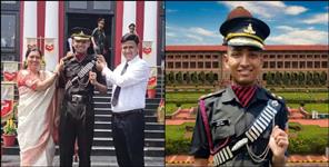 Saket Bisht of Ranikhet became Lieutenant in Indian Army