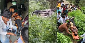 5 People Rescued After Scorpio-N Goes Off Road in Mussoorie
