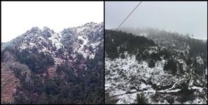 image: First snowfall of season in Dhanaulti