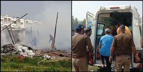 image: Awaidh patakha factory blast Roorkee