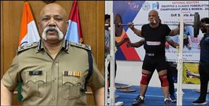 image: Uttarakhand IPS Amit Sinha Won Gold Medal in National Weight Lifting