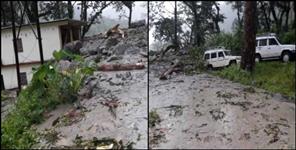 image: Landslide in Pithoragarh Bangapani village