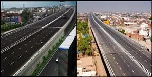 image: 6 lane elevated road project on Bindal and Rispana river in Dehradun