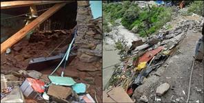 image: Two children death in Tehri Garhwal landslide
