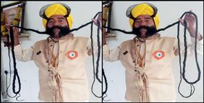 image: Mustache of Thakur Ram Singh
