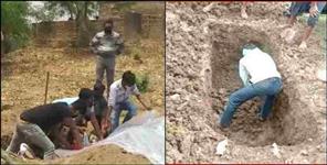 image: girl body was removed from grave for investigation in Kichha
