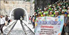 image: Rishikesh-Karnprayag railway line last tunnel through